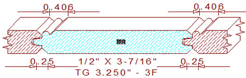 Tongue & Groove 3-1/4" - 3