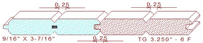 Tongue & Groove 3-1/4" - 6