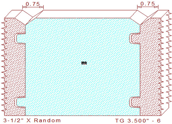 Tongue & Groove 3-1/2" - 6