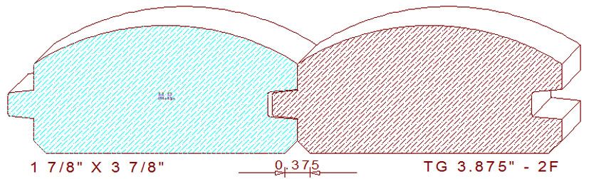 Tongue & Groove 3-7/8" - 2