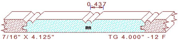 Tongue & Groove 4" - 12
