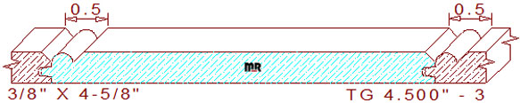 Tongue & Groove 4-1/2" - 3 Tongue & Groove 4-1/2" - 3