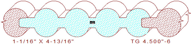 Tongue & Groove 4-1/2" - 6 Tongue & Groove 4-1/2" - 6