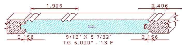 Tongue & Groove 5" - 13