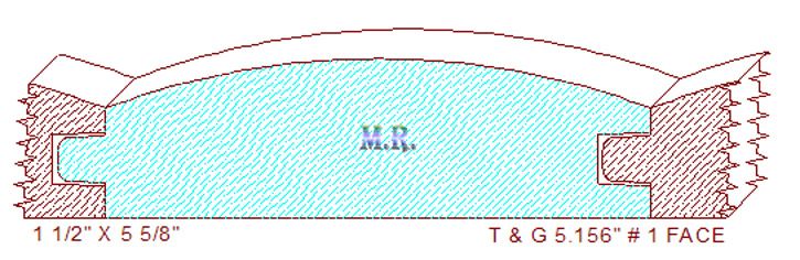 Tongue & Groove 5-5/32" - 1 Tongue & Groove 5-5/32" - 1