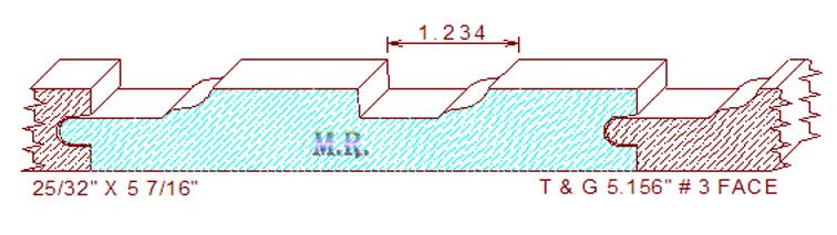 Tongue & Groove 5-5/32" - 3