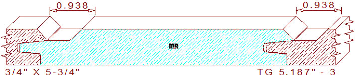 Tongue & Groove 5-3/16" - 3