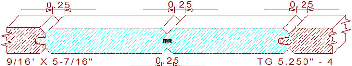 Tongue & Groove 5-1/4" - 4