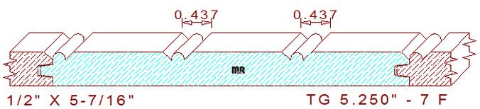 Tongue & Groove 5-1/4" - 7 