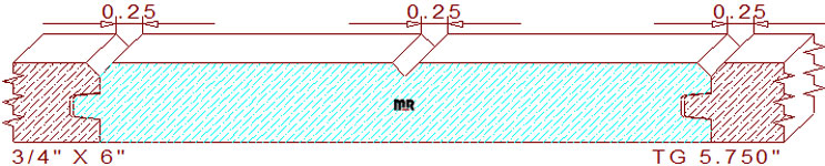 Tongue & Groove 5-3/4"