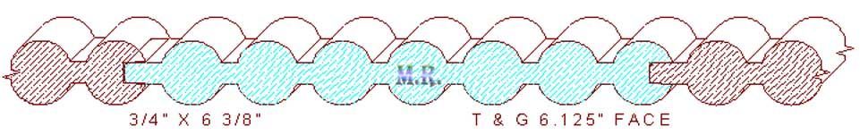 Tongue & Groove 6-1/8"