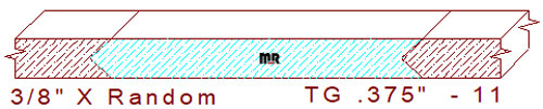 Tongue & Groove 3/8" - 11