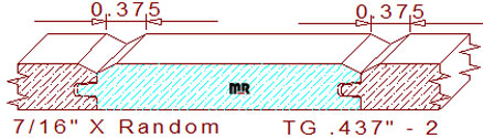 Tongue & Groove 7/16" - 2 Tongue & Groove 7/16" - 2