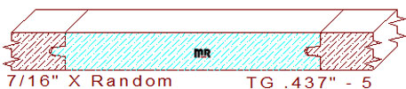 Tongue & Groove 7/16" - 5