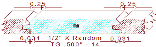 Tongue & Groove 1/2" - 14