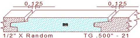 Tongue & Groove 1/2" - 21