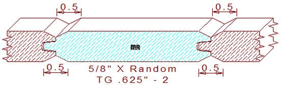 Tongue & Groove 5/8" - 2