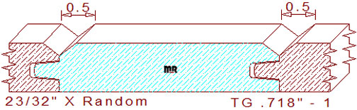 WP-4 Tongue & Groove 23/32" - 1