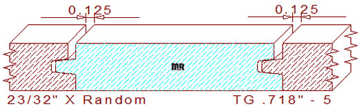 Tongue & Groove 23/32" - 5