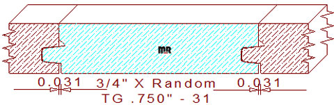 Tongue & Groove 3/4" - 31