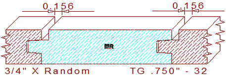 Tongue & Groove 3/4" - 32