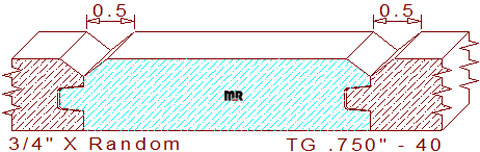 WP-4 Tongue & Groove 3/4" - 40 WP-4 Tongue & Groove 3/4" - 40