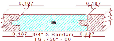 Tongue & Groove 3/4" - 60 Tongue & Groove 3/4" - 60
