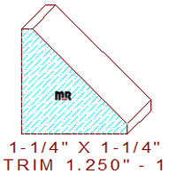 Trim Moulding 1-1/4" - 1