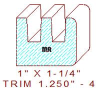 Trim Moulding 1-1/4" - 4