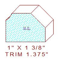 Trim Moulding 1-3/8" 