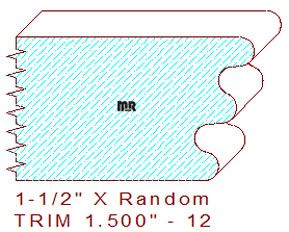 Trim Moulding 1-1/2" - 12 Trim Moulding 1-1/2" - 12
