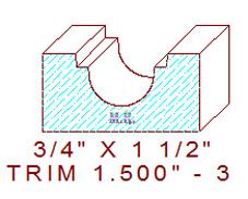 Trim Moulding 1-1/2" - 3 