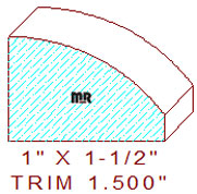 Trim Moulding 1-1/2" Trim Moulding 1-1/2"
