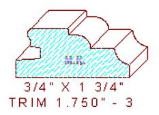 Trim Moulding 1-3/4" - 3