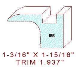 Trim Moulding 1-15/16" Trim Moulding 1-15/16"