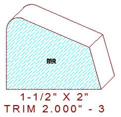 Trim Moulding 2" - 3 