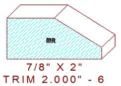 Trim Moulding 2" - 6 Trim Moulding 2" - 6