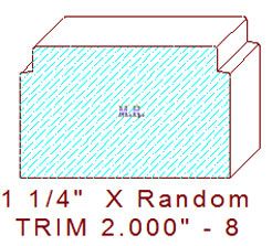Trim Moulding 2" - 8 Trim Moulding 2" - 8