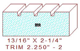 Trim Moulding 2-1/4" - 2