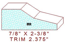 Trim Moulding 2-3/8" Trim Moulding 2-3/8"