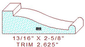 Trim Moulding 2-5/8"