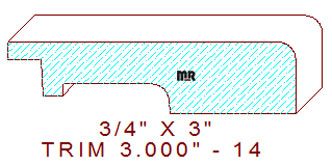 Trim Moulding 3" - 14