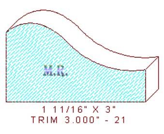 Trim Moulding 3" - 21