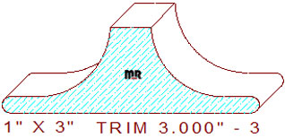 Trim 3" - 3 Trim 3" - 3
