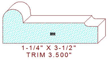 Trim Moulding 3-1/2" Trim Moulding 3-1/2"