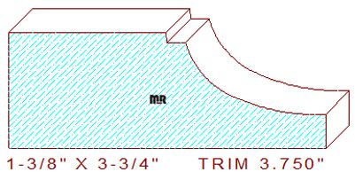 Trim Moulding 3-3/4" Trim Moulding 3-3/4"
