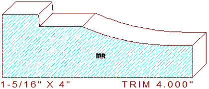 Trim Moulding 4"