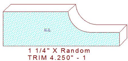Trim Moulding 4-1/4" - 1 Trim Moulding 4-1/4" - 1