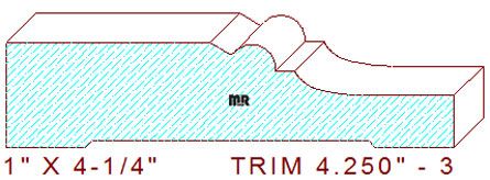 Trim Moulding 4-1/4" - 3