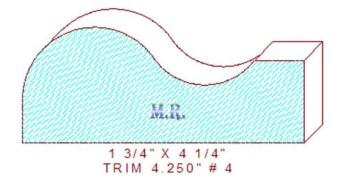 Trim Moulding 4-1/4" - 4